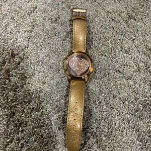 Gold Guess watch